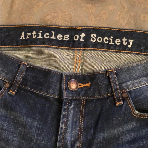 Distressed boyfriend style Articles Society jeans - Picture 3 of 5
